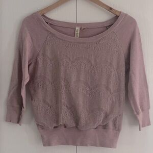 Eyeshadow Lavender Scoop Neck Women’s Top